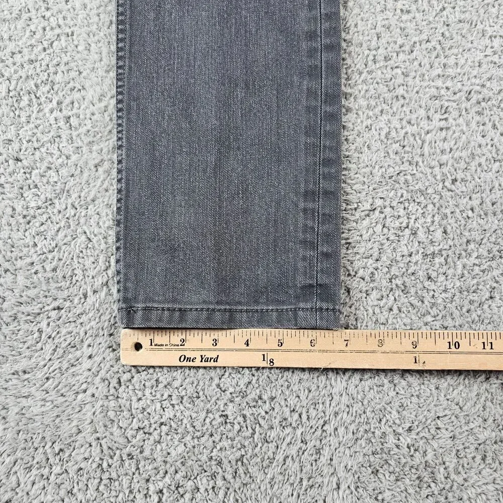 Levis 511 Jeans Mens 32x32 Black Slim Straight Casual Skater Rocker Distressed